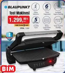 BLAUPUNKT TOST MAKİNESİ BLAUPUNKT TOST MAKİNESİ